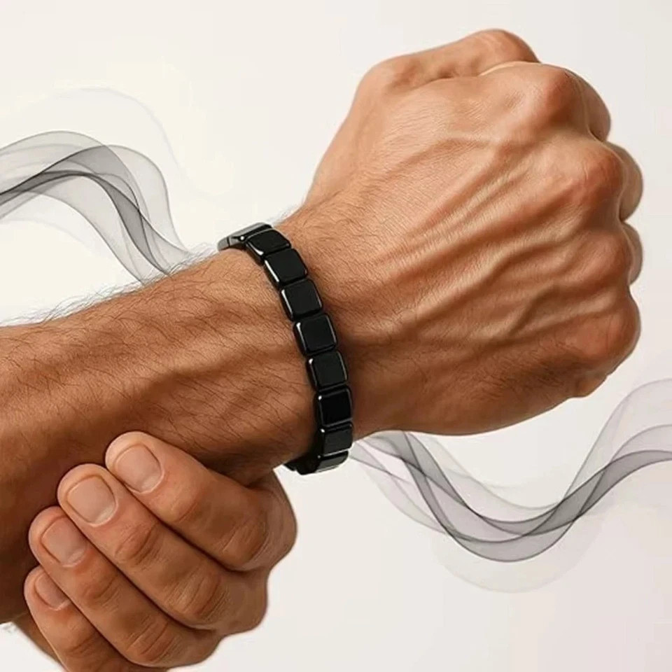 Hemys Hematite Bracelet for Men, 2025 New Hemios bracelet**