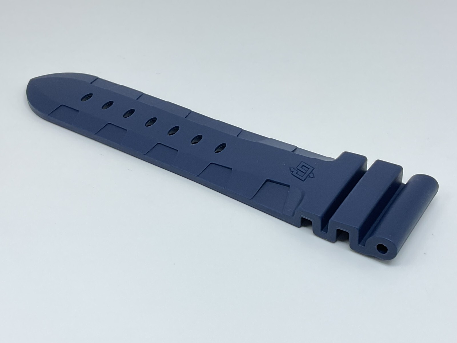 NEW AUTHENTIC PANERAI WATCH 24MM DARK BLUE RUBBER STRAP CAOUTCHOUC OEM
