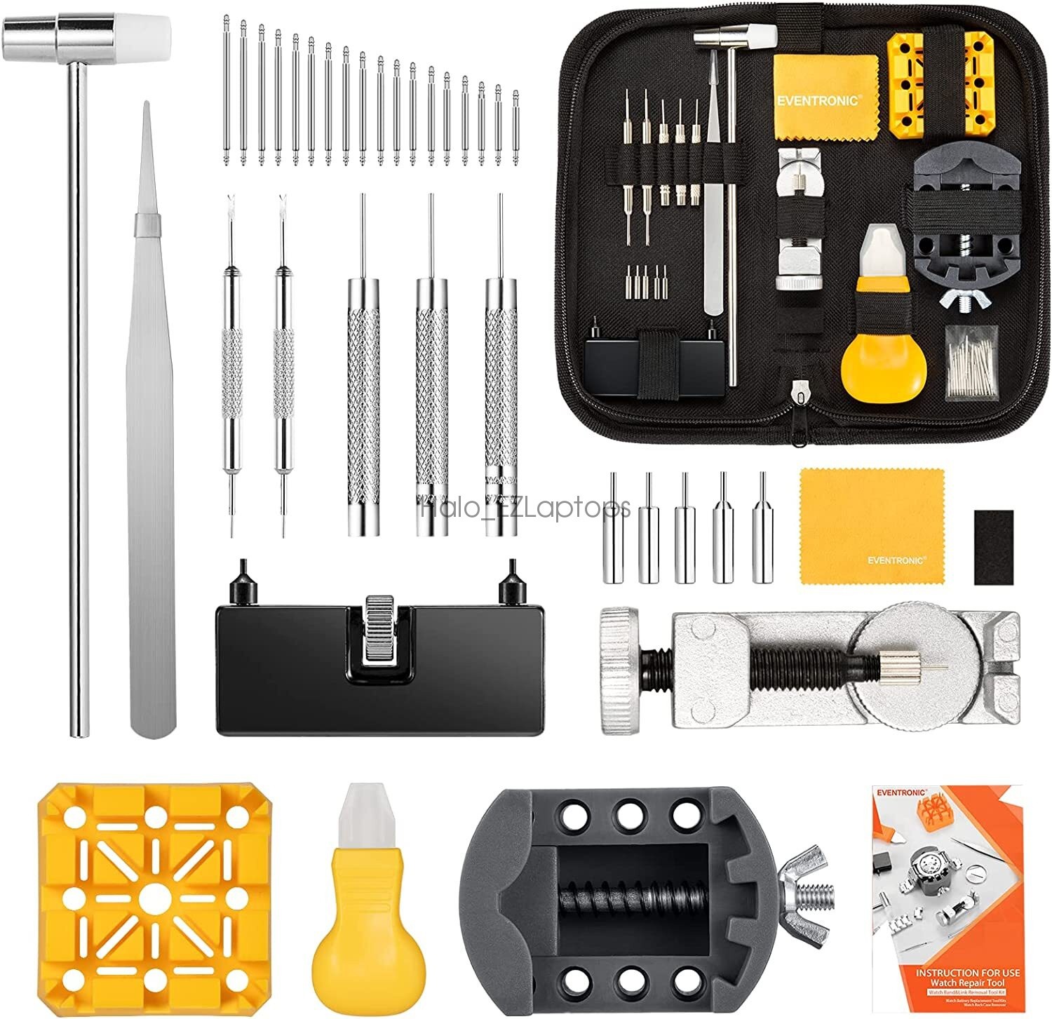 2025 Watch Repair Kit Watchmaker Back Case Remover Opener Link Pin Spring Bar