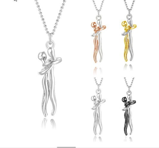 IDEA REGALO COLLANA INNAMORATI 2IN1 AMORE BEST FRIEND LOVE AMICIZIA BIGIOTTERIA