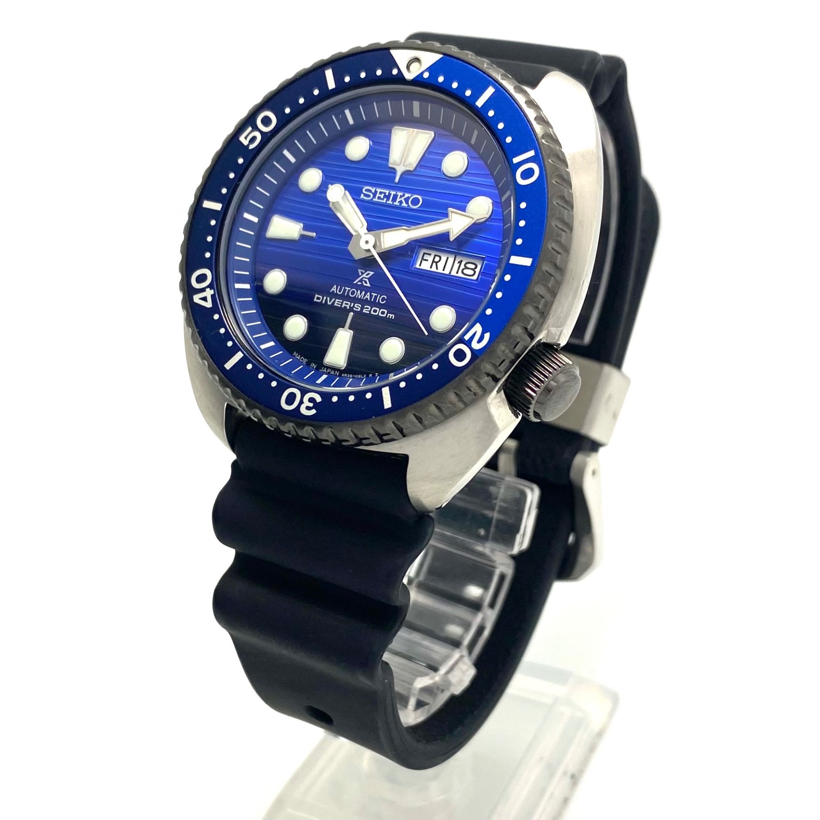 Seiko Prospex Turtle SRPC91 Blue Gradient Automatic Divers Watch – From Japan