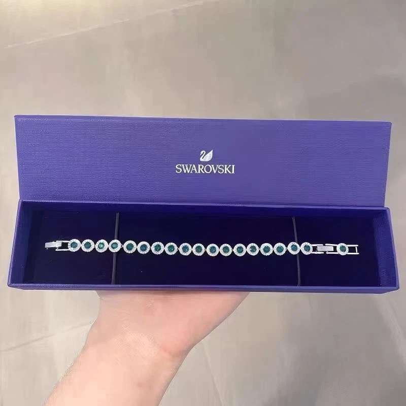 Swarovski Una Angelic Tennis Bracelet Round Cut