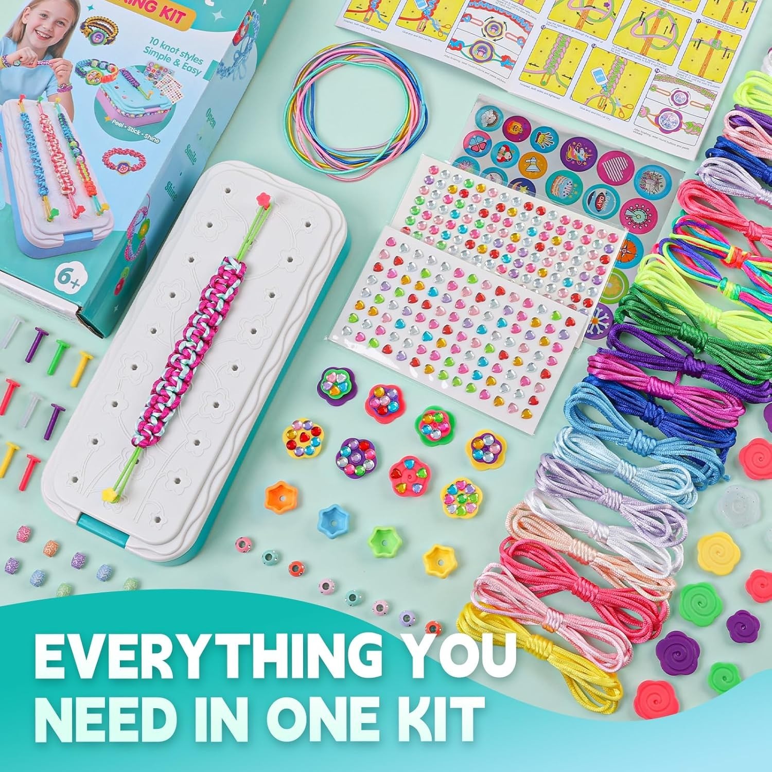 Sparkly Bracelet Kit for Kids – Build Creativity with Safe, Non-Toxic Components
