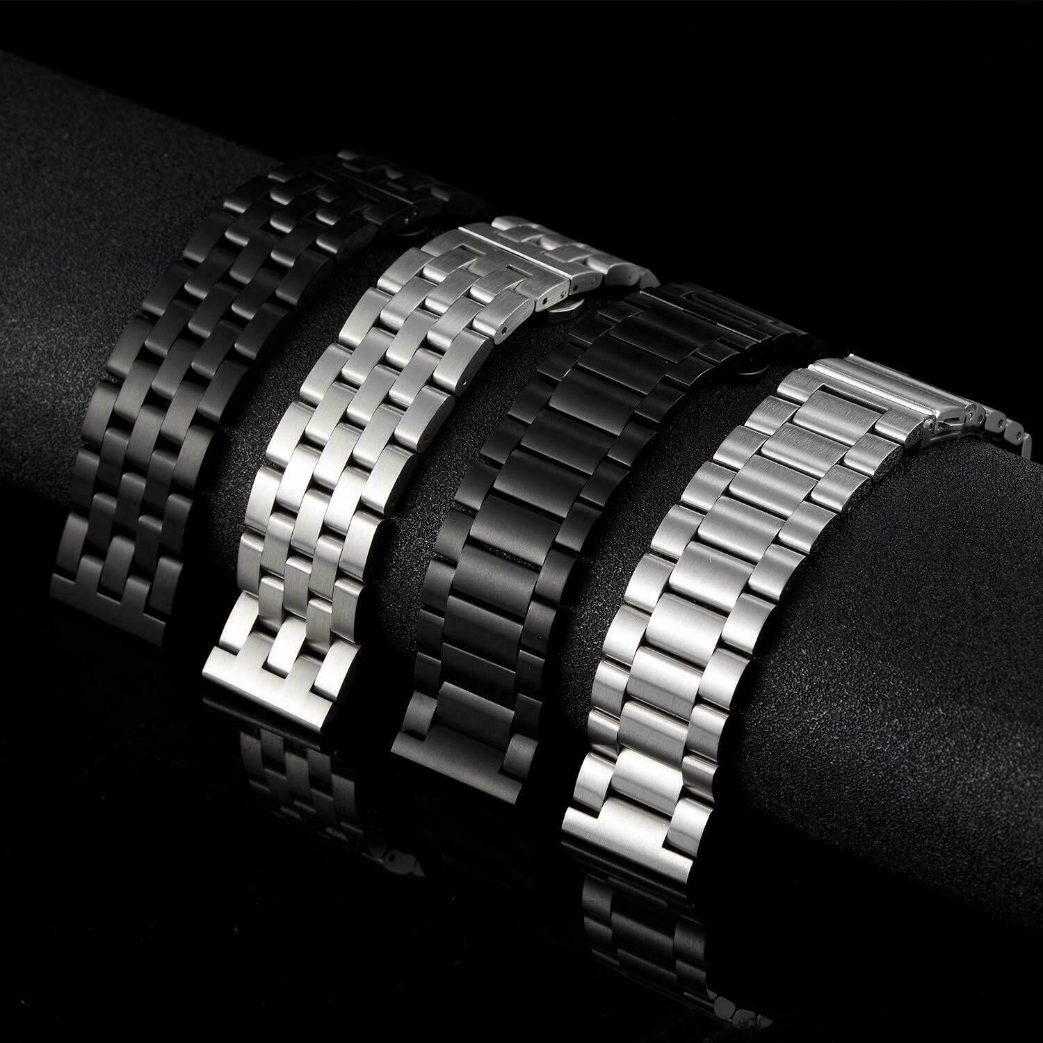 22mm Stainless Steel Band for Huami Amazfit Bip 6 BIP 5 GTR 4 GTR 3 Pro GTR 2e 2