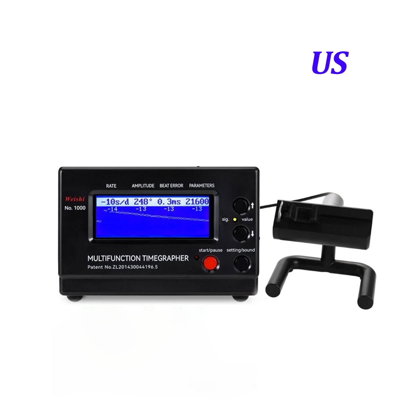No.1000 Timing Timegrapher Accuracy Mechanical Watch Tester Calibrator aBNCrAls