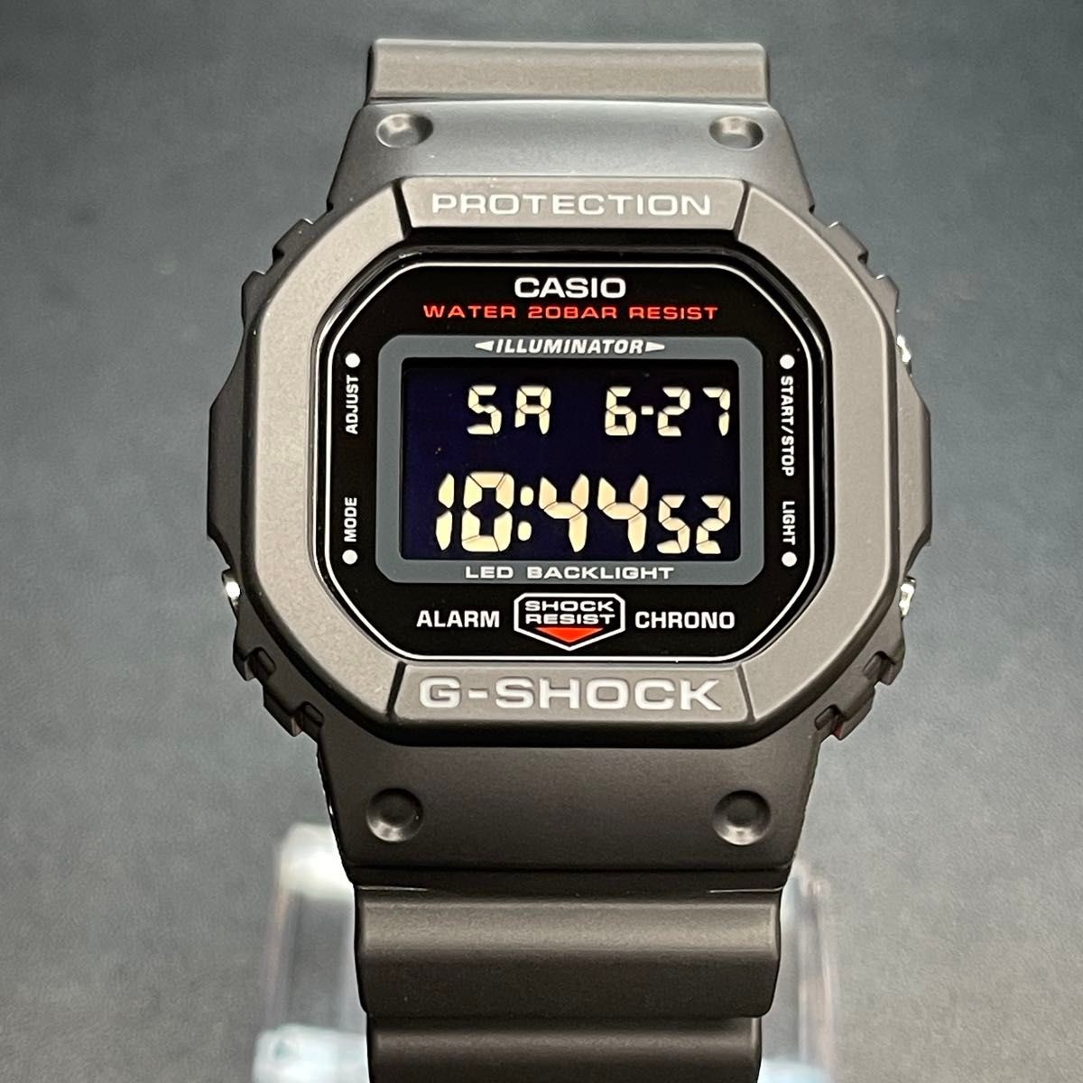 Item CASIO G SHOCK DW 5600UHR Black x Red Bi Color Square Model