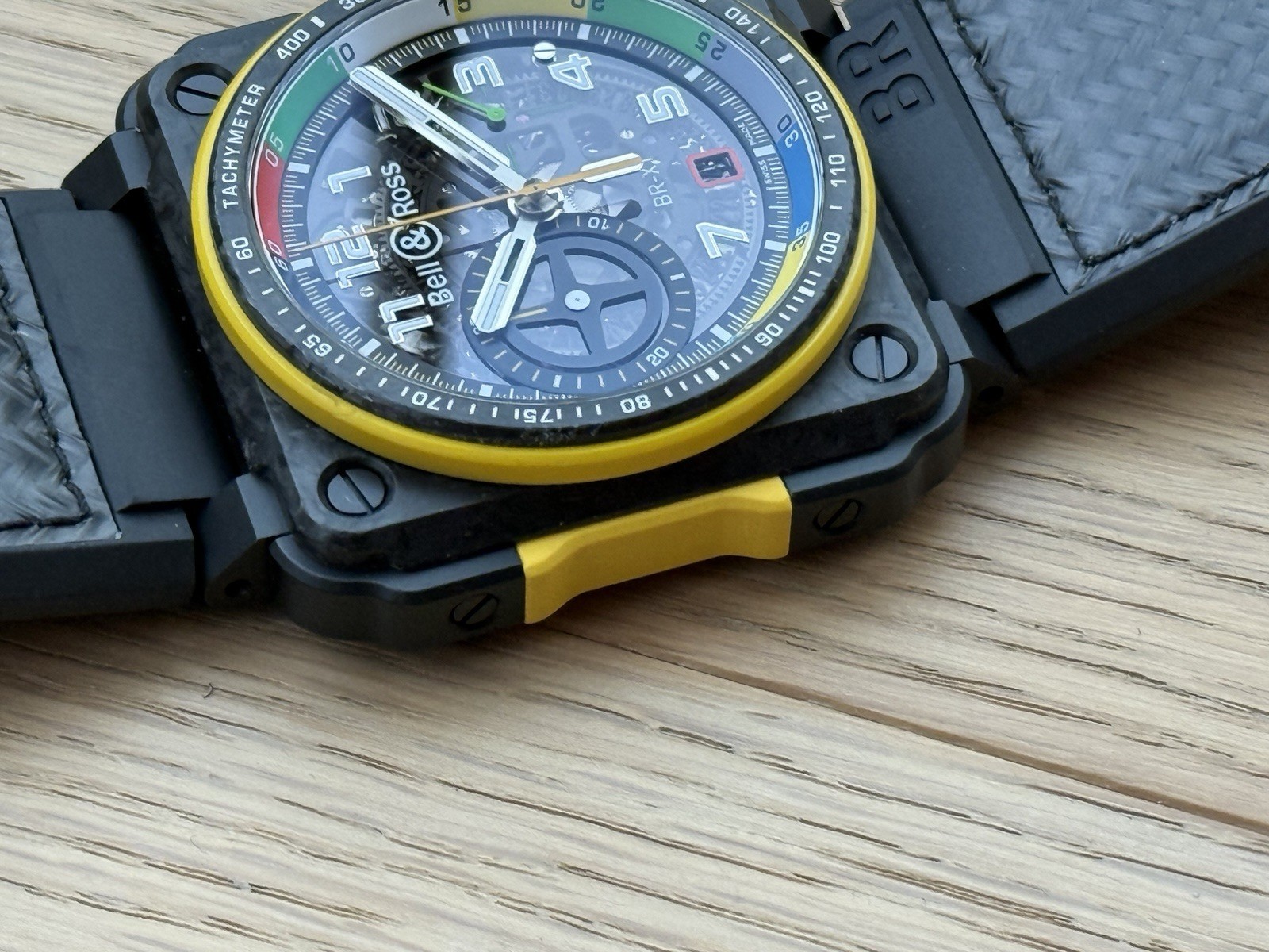 Bell & Ross BR-01 Renault F1 Special Box Papers Skeleton Automatic Chronograph