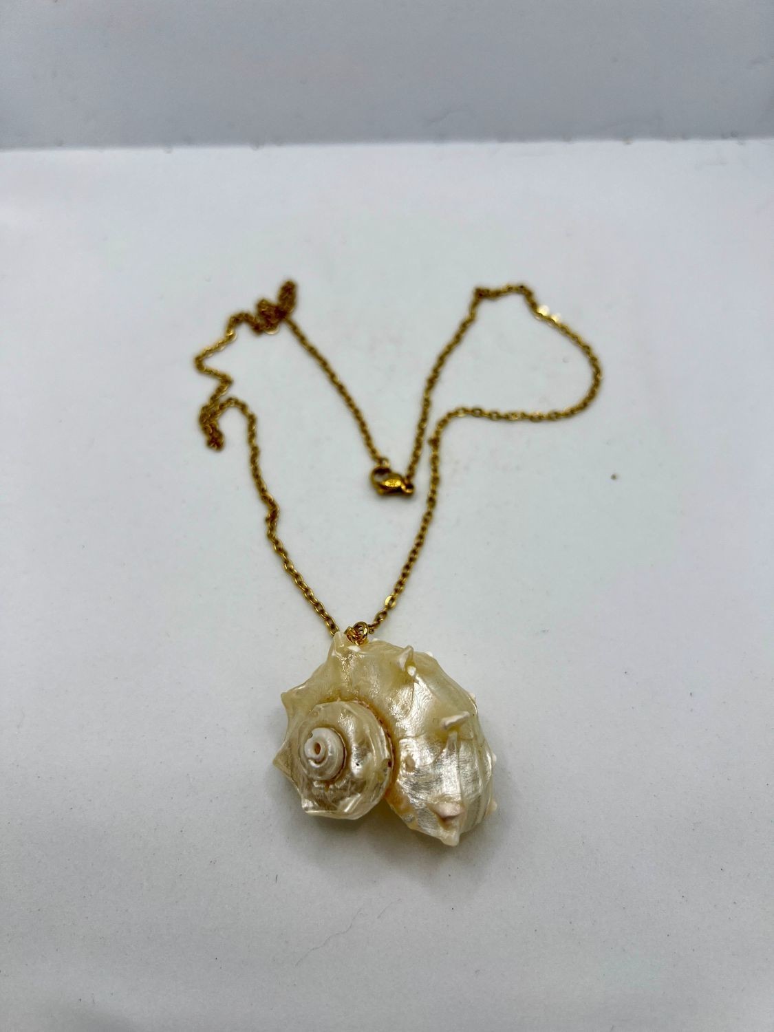 Seashell Gold Chain Necklace