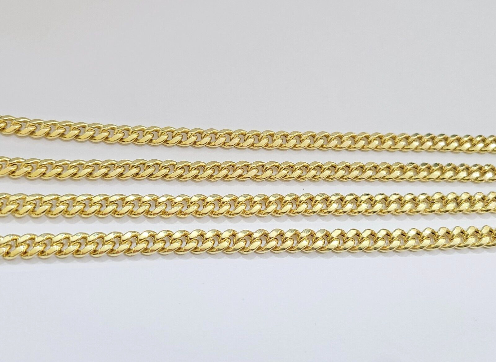 Real 14k Yellow Gold Miami Cuban Link Chain 6mm 24″ Necklace Box Lock