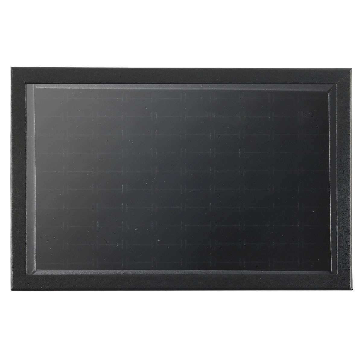 100 Slots Jewelry Ring Display Organizer Tray Holder Earrings Storage Boxes Case