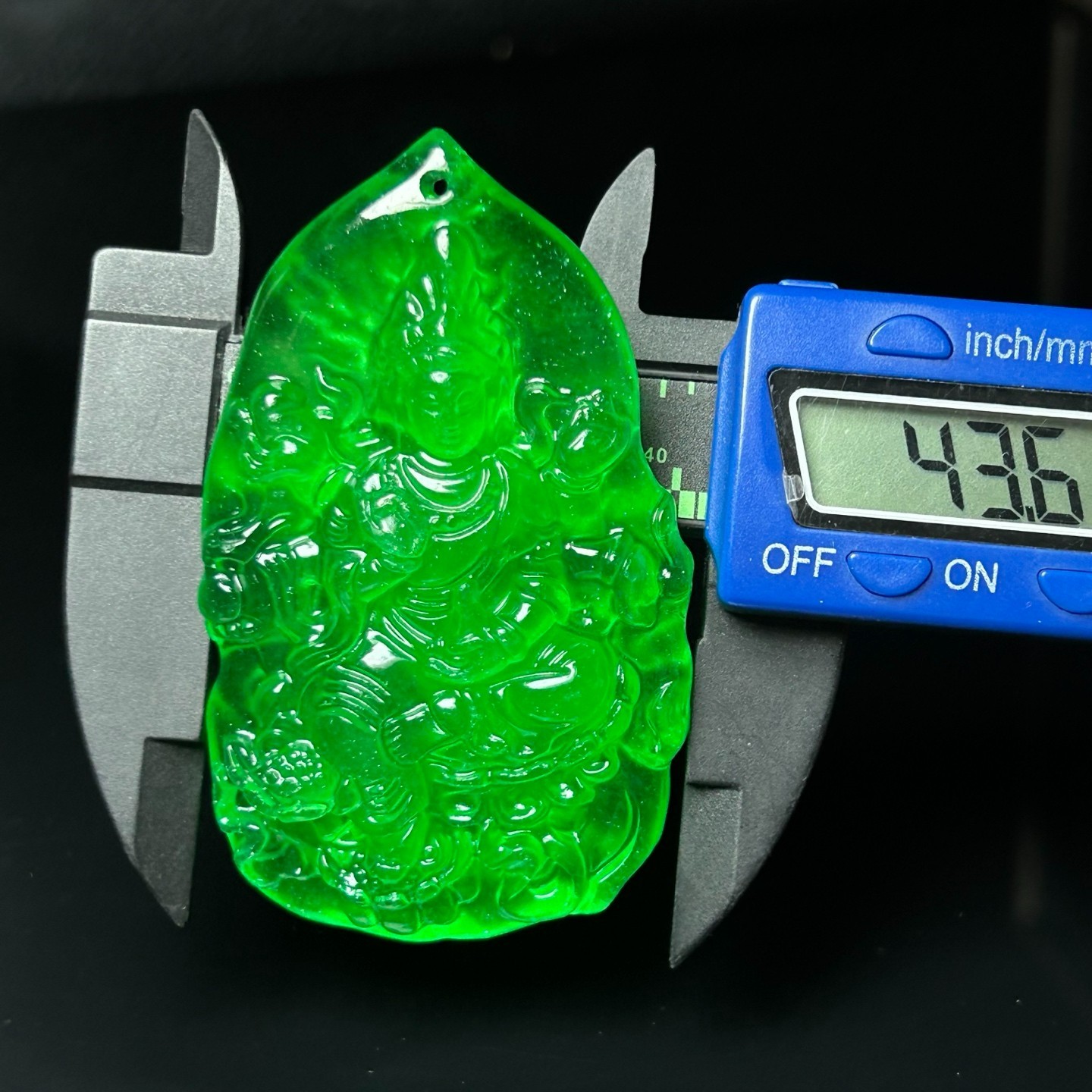 Natural ice Burmese Jade Jadeite Carved dragon kwan-yin lucky Pendant&Necklaces