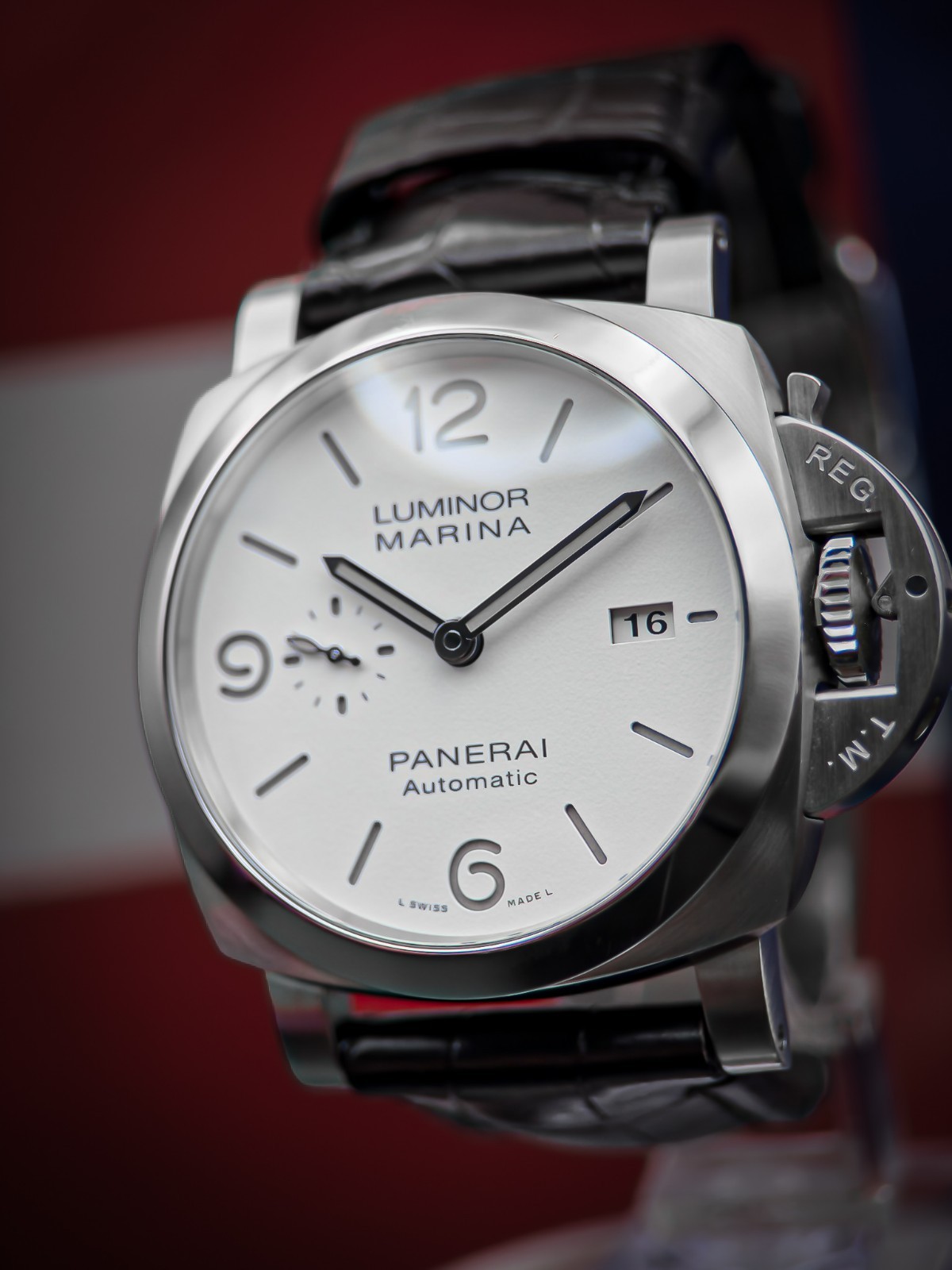 Panerai Luminor Marina PAM01314 White Dial 44mm Stainless Steel | Box and Papers