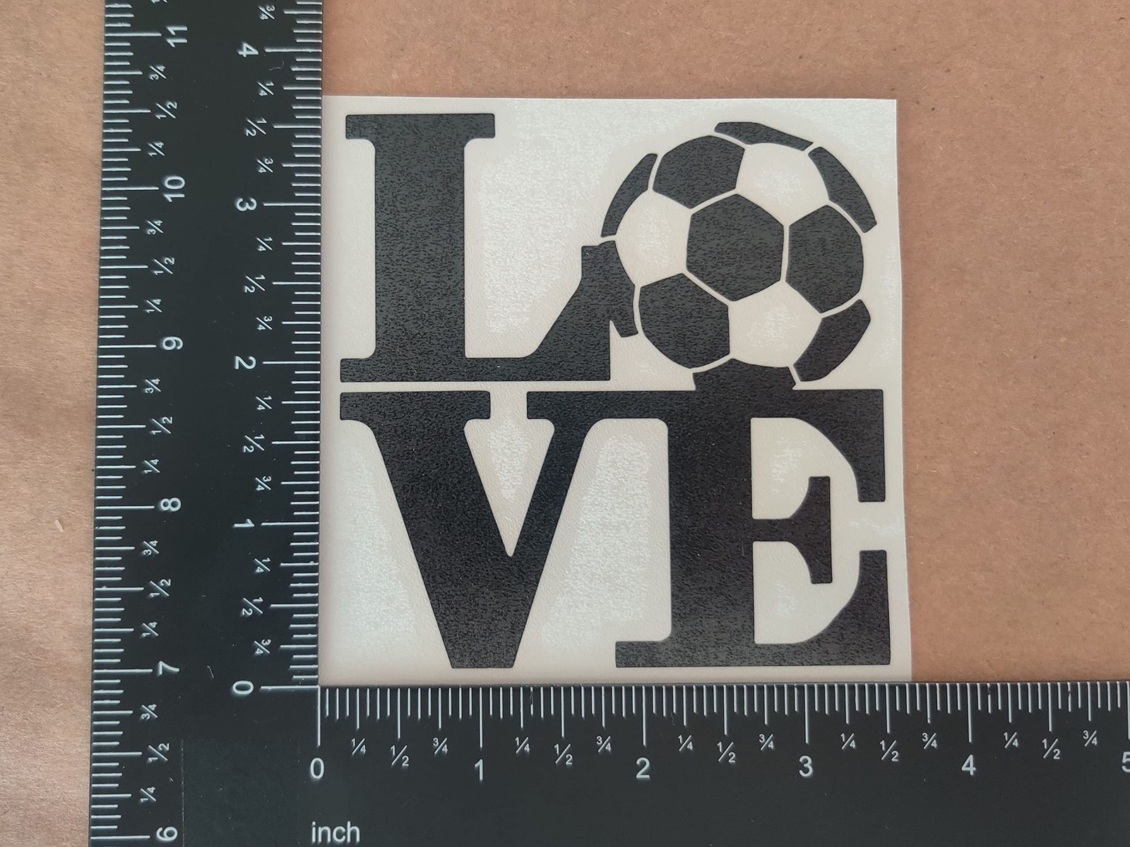 Sports Decal 4 Pack: Soccer – Assorted Decals (Black) Black