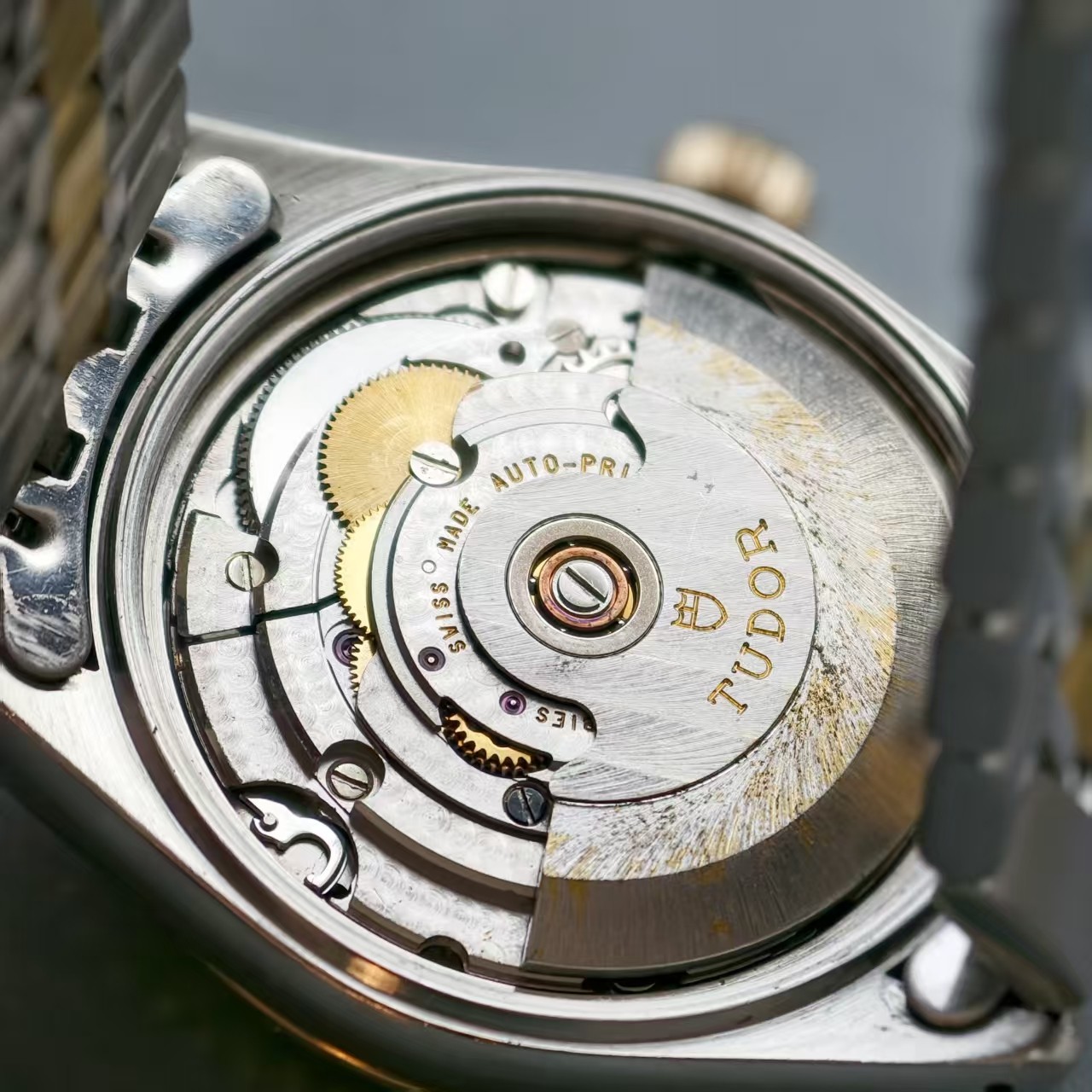 Tudor Gilding Linen Dial Prince 72033 Men’s Watch Automatic 32mm Date