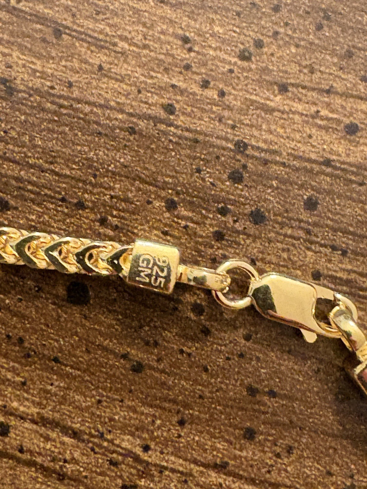 2.8mm Gold-Over 925 Sterling Silver Franco Chain, 18 inch, 8.9 Grams