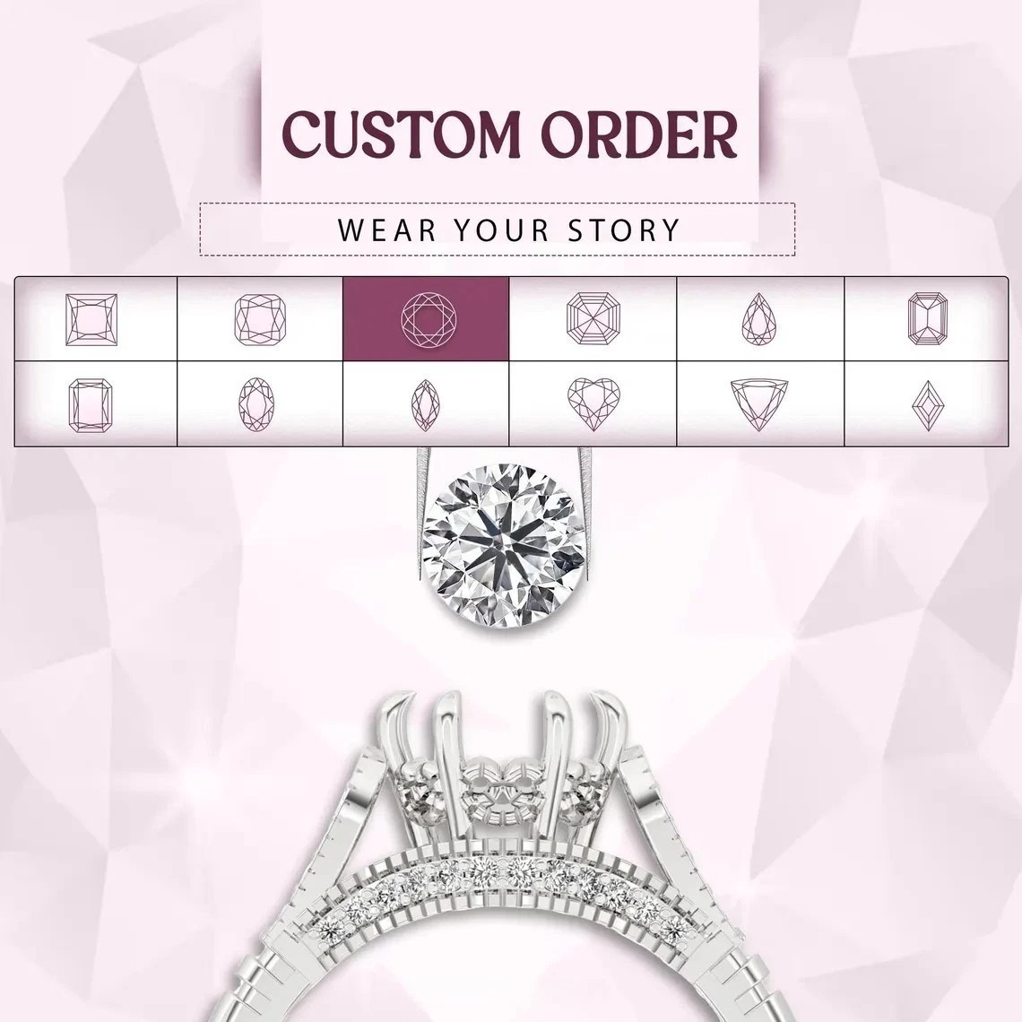 2 CTW Real Mens Hip Hop Iced Out Ring MOISSANITE 925 Silver Ring – Passes Tester