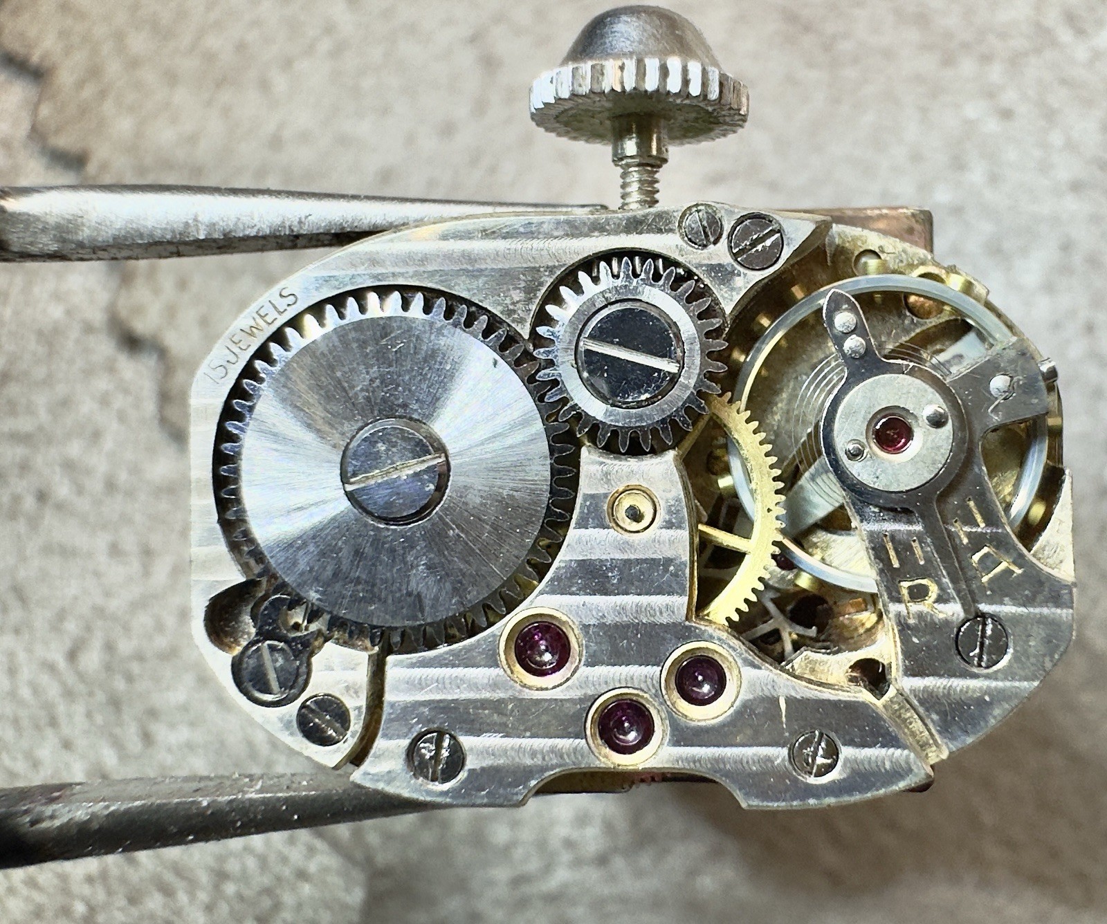 Vintage 1940s Helbros Swiss Sterling Silver Ladies Cocktail Watch 15j Box&Papers