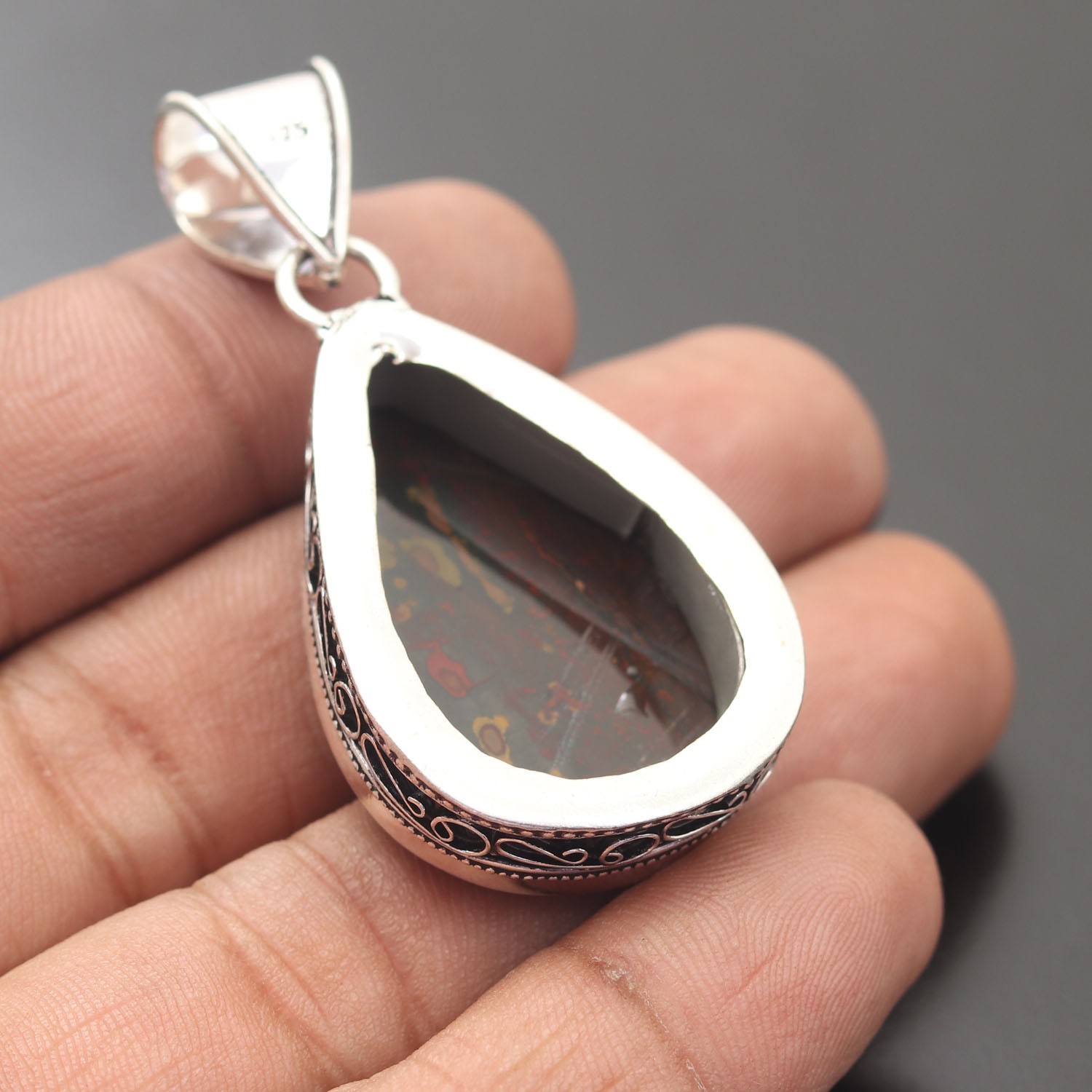 Neelite Gemstone 925 Sterling Silver Handmade Pendant Jewelry Gift For Love