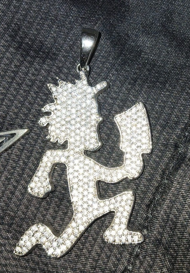 Iced Out Hatchetman Charm Moissanite Pendant /charm 935