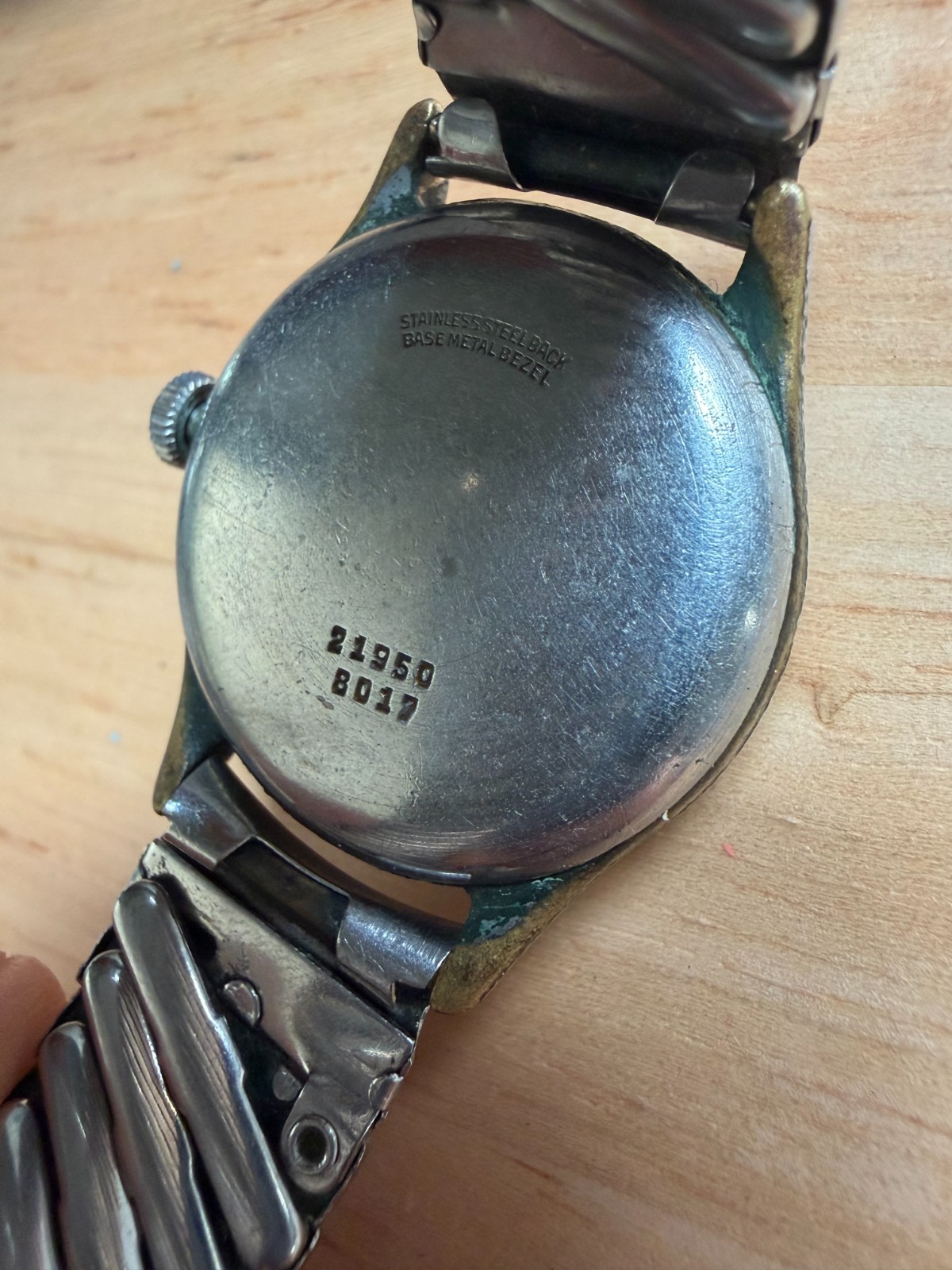Wyler Incaflex Vintage Swiss Watch Runs 1940s 1950s Mechanical Patina
