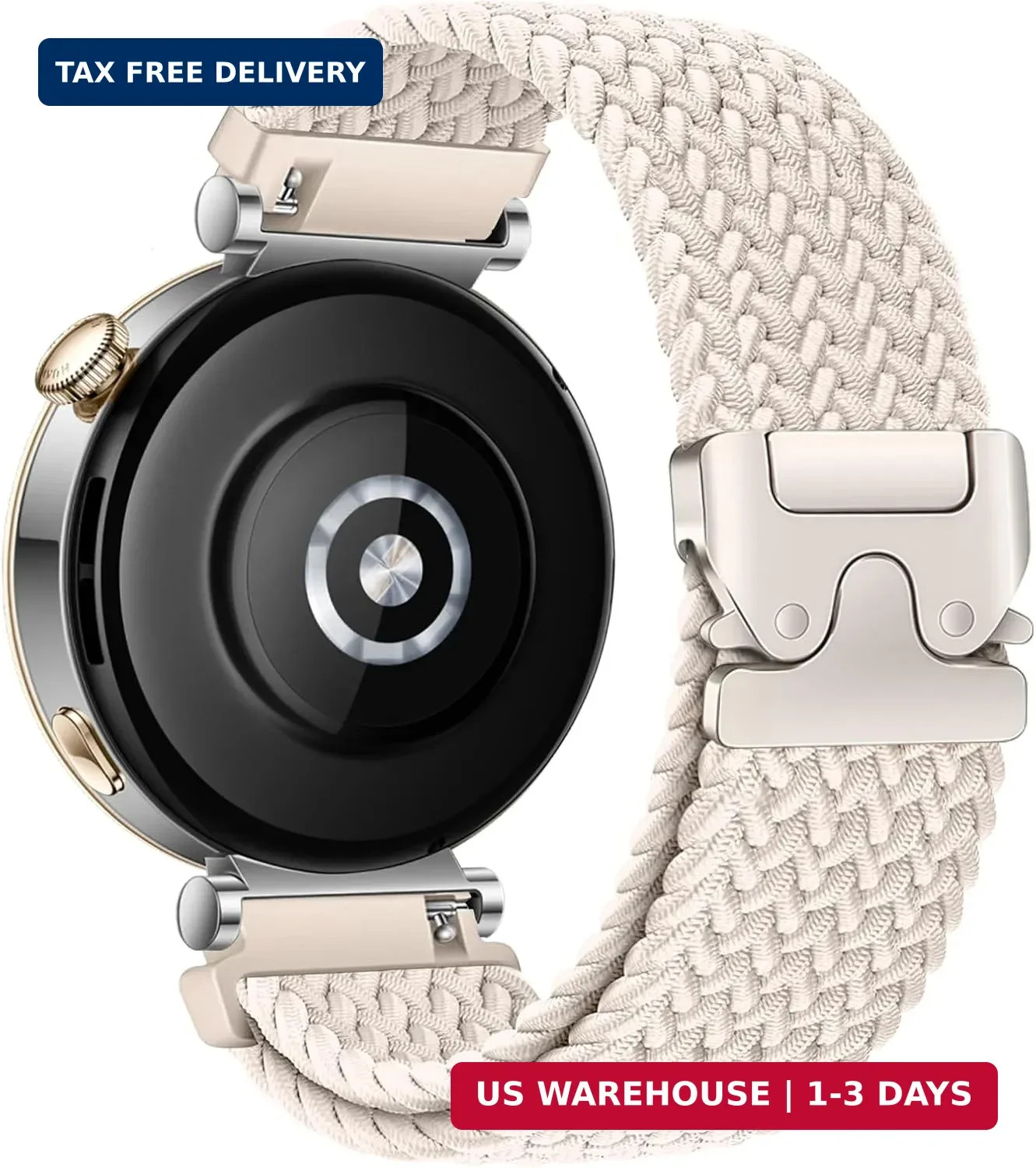 18mm Braided Bands for Garmin Venu 3S 2S/Venu 4 41mm/Vivoactive 4S/Vivomove 3S/F