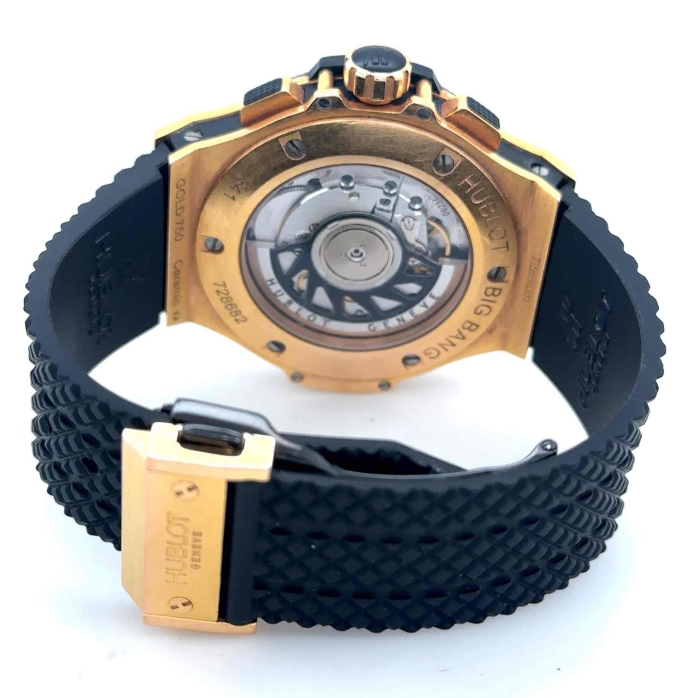 Hublot Big Bang Automatic 41mm 18k Rose Gold Carbon Fiber Men’s 341.PB.131.RX