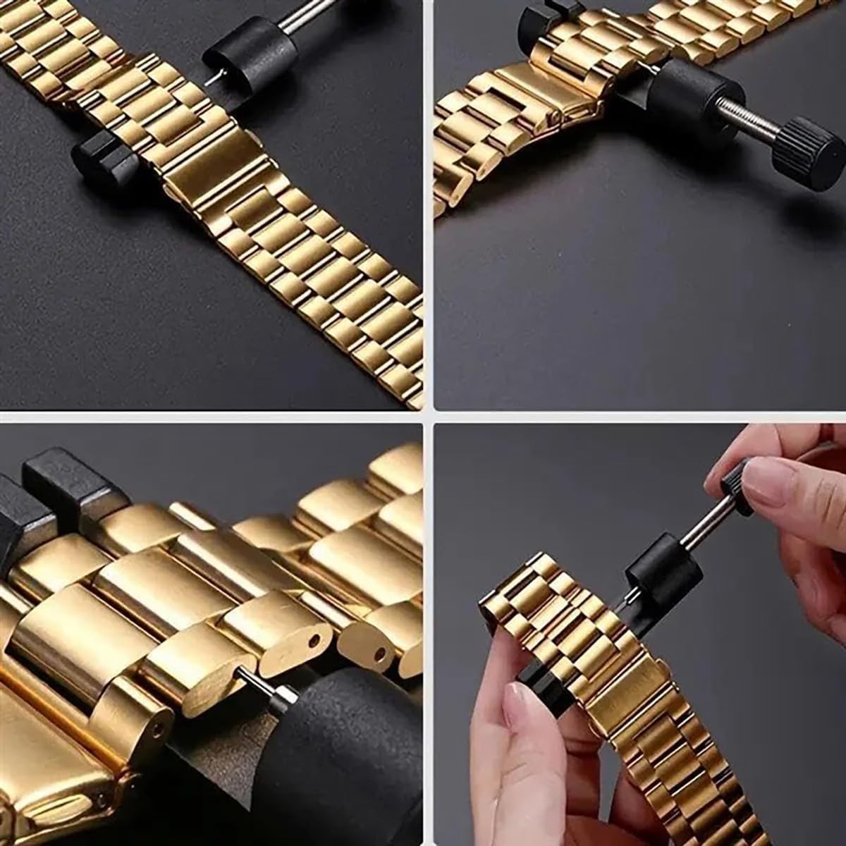Professional Watch Link Removal Kit – Easy Sizing Tool for All Watch Types