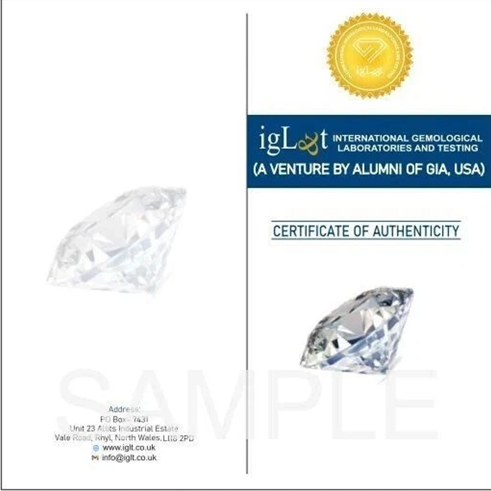 5Ct Trillion Natural Tanzanite & Diamond Stud Pair Earring 18k White Gold Plated
