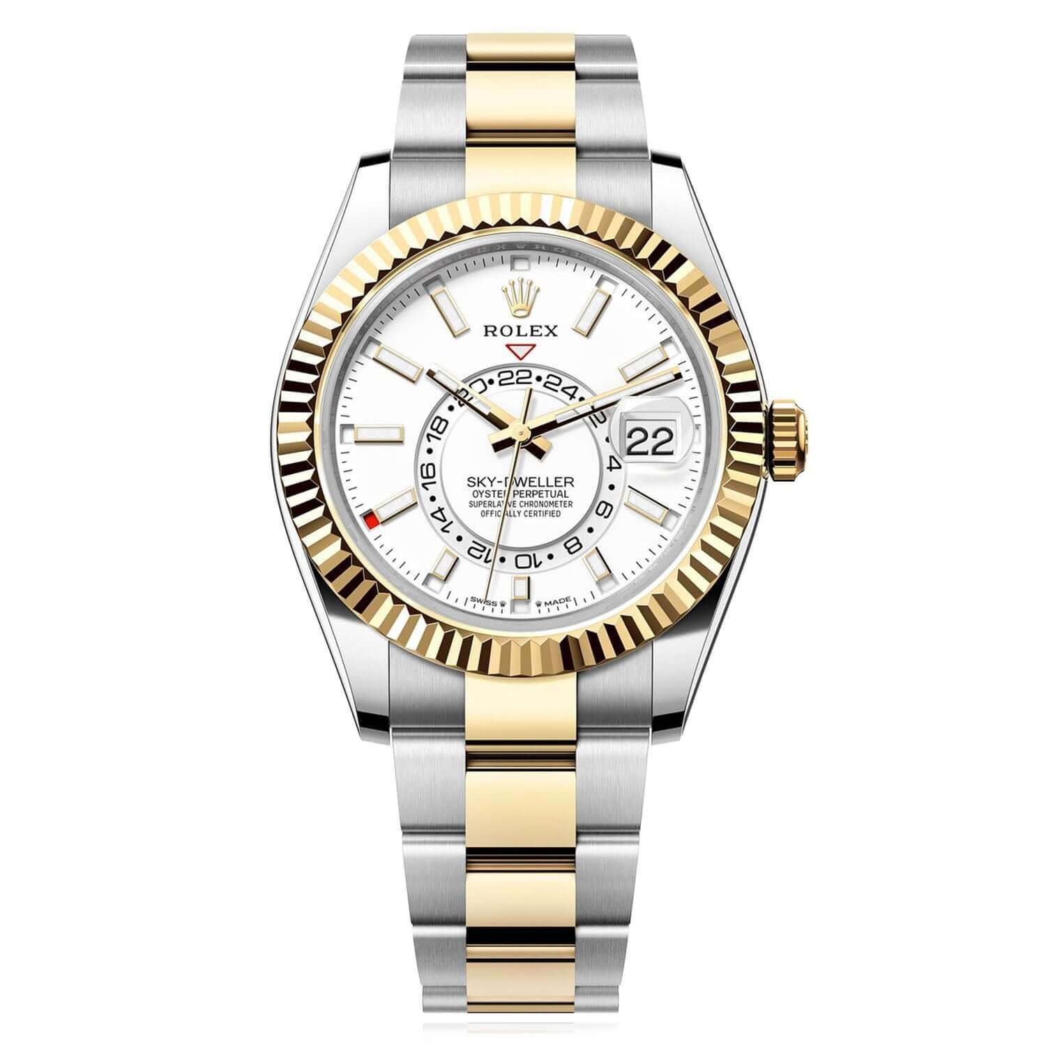 13790 – Rolex Sky-Dweller 42mm 336933 18K YG/SS Men’s Watch