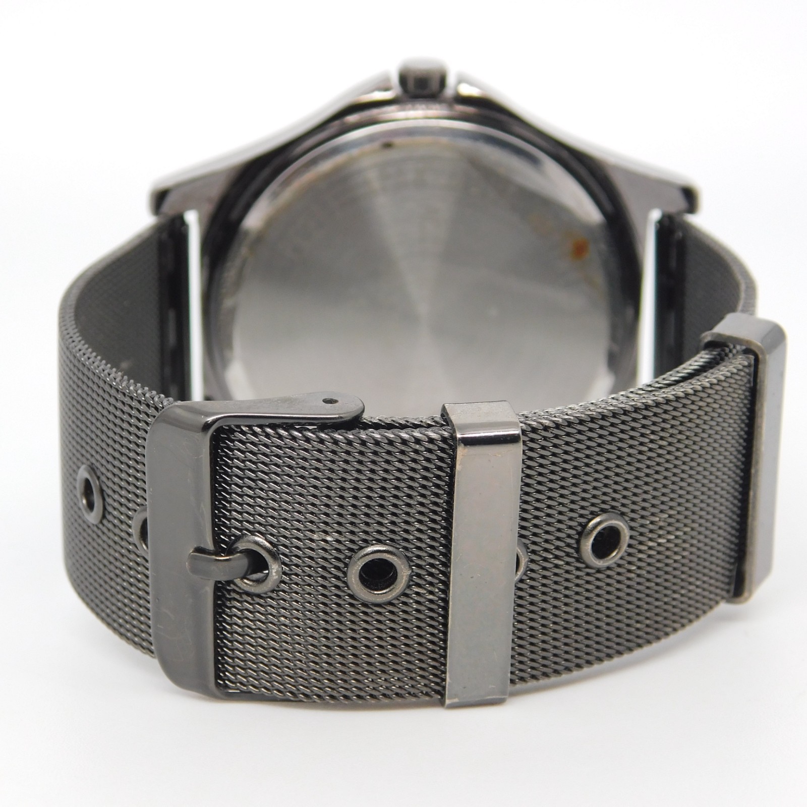 ACCUTIME WATCH CORP. 3037MWM Mesh Band Quartz Analog Men’s Watch New Battery