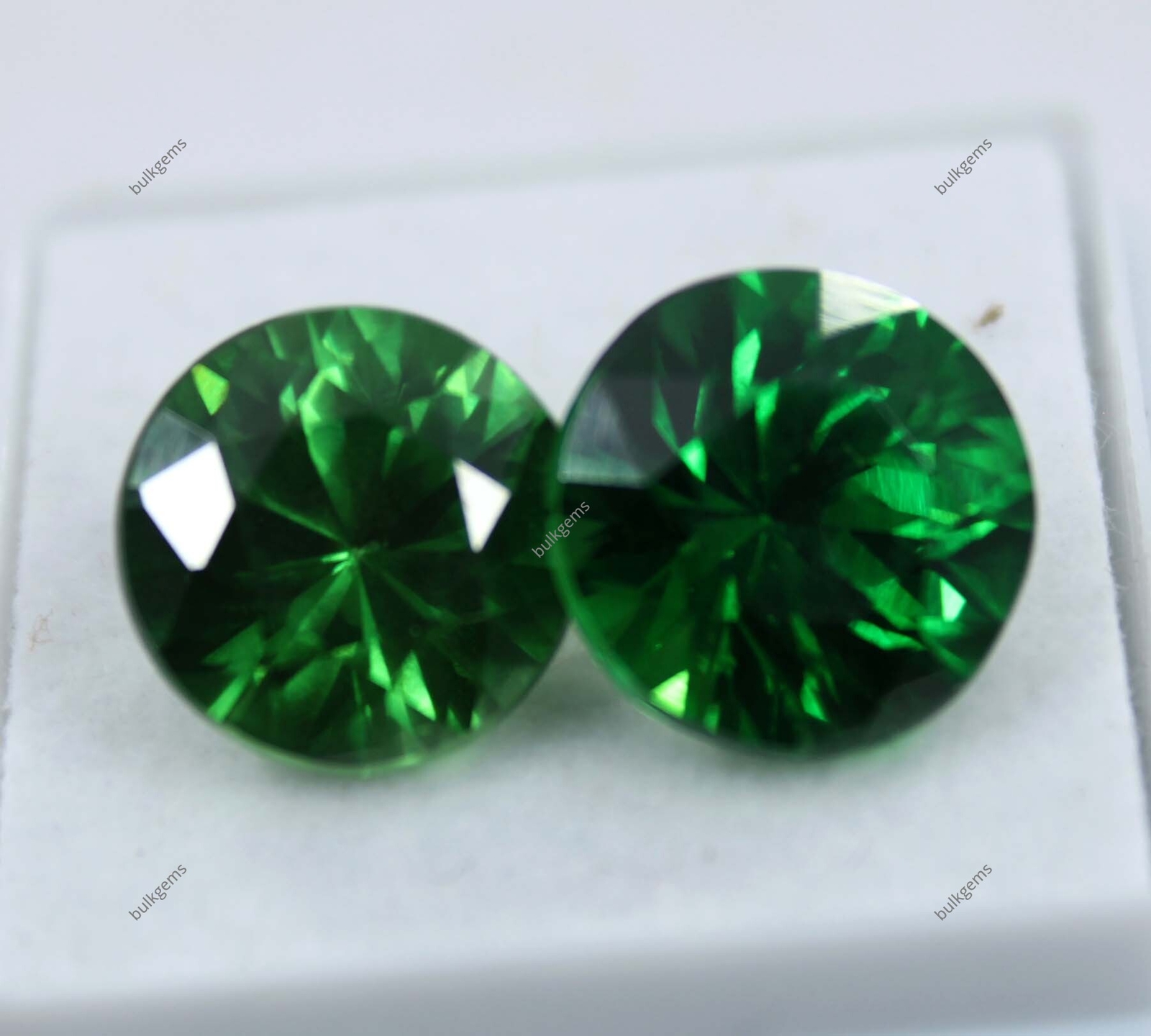 AAA VVS 18 Ct Natural Certified Green Tourmaline Round Cut Loose Gemstone
