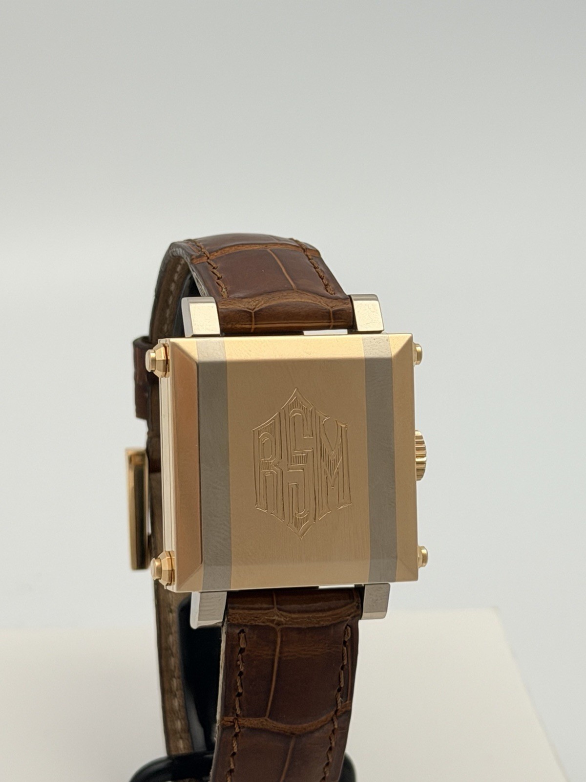 Patek Philippe Cabriolet 5099 18k White and Pink Gold 28MM Manual With Engraving