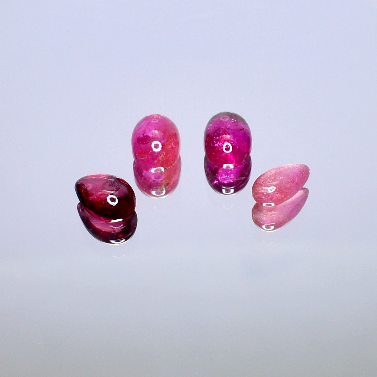 Pink Tourmaline Cabochon , Natural Gemstone Lot, Healing Crystals 6.45 Cts