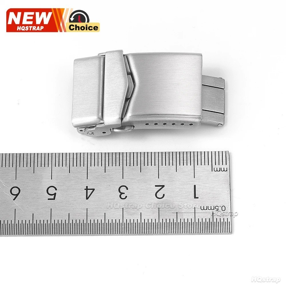 316L Solid Folding Watch Clasp18 20 22mm Stainless Steel Watch Band Buckle