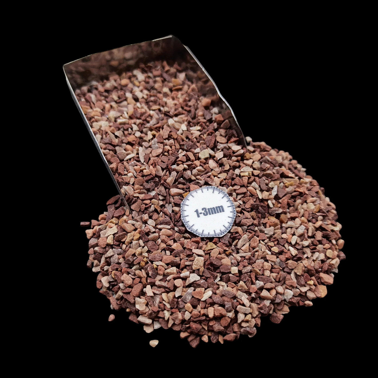 Chocolate Jasper Crushed Gemstone 1-3mm for Mosaic Resin Projects