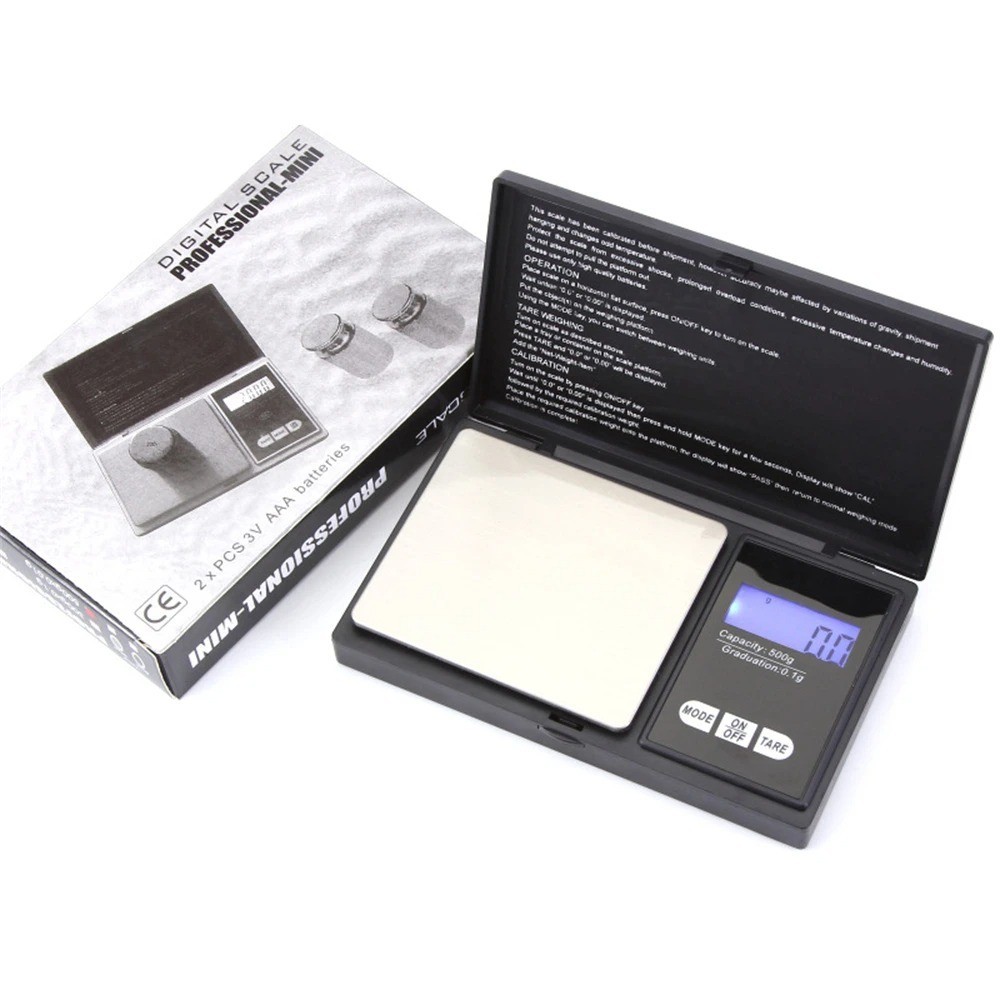 Pocket 1000g x 0.1g Digital Jewelry Gold Coin Gram Balance Weight Precise Scale