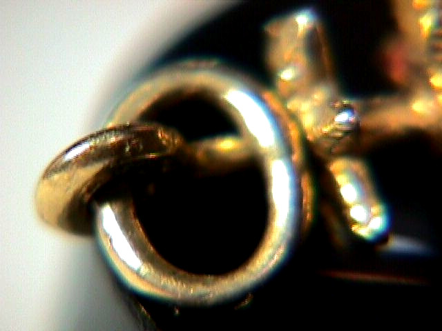 “Christmas Tree” Charm Vintage 1950s 14K Solid Gold, 1″ X 9/16″, 3.2 Grams,