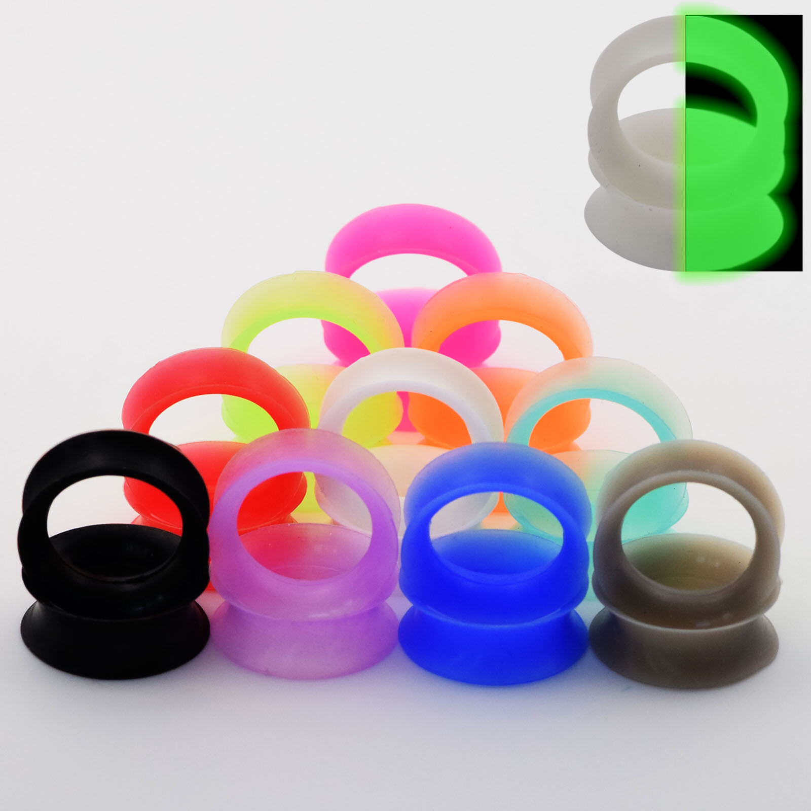 5-200PCS Wholesale Lot Ear Plugs Ear Gauges Random Mixed Style Flesh Tunnels