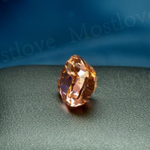 65 Ct GIE Certified Natural Brown Zircon Cambodian Cushion Cut Loose Gemstone