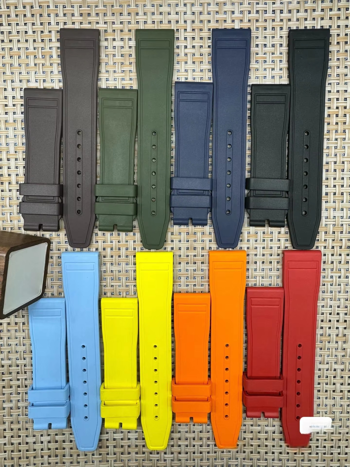 20mm FKM Rubber Quick Release Watch Band Strap Fits IWC Pilot Portofino Mark XX