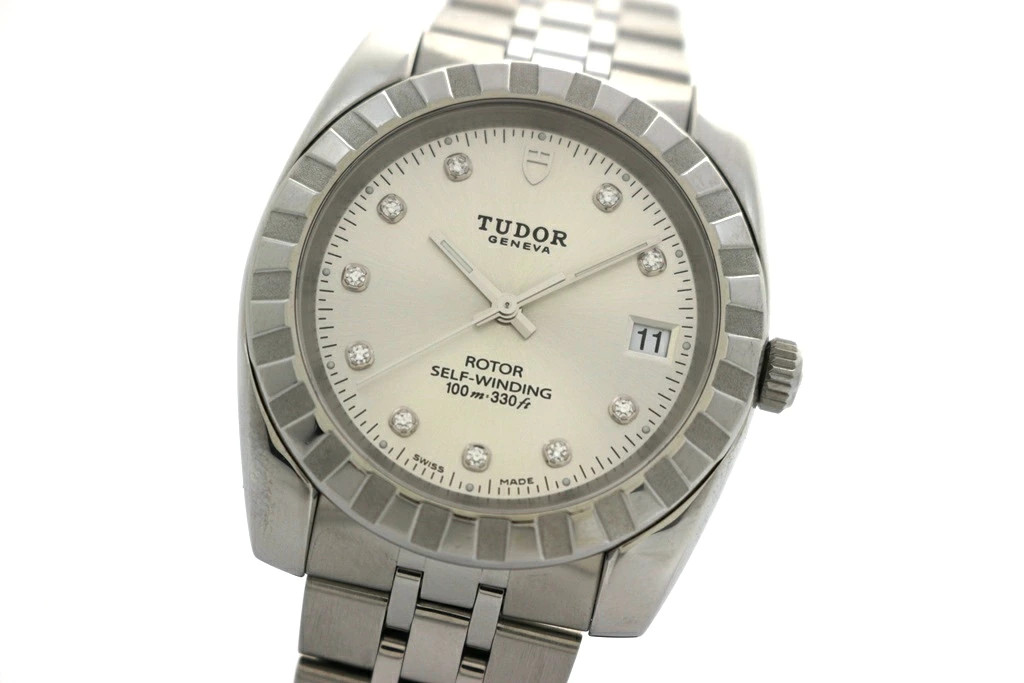 Tudor Classic Date 21010 Stainless Steel 37mm Silver Dial Automatic Men’s #DW692