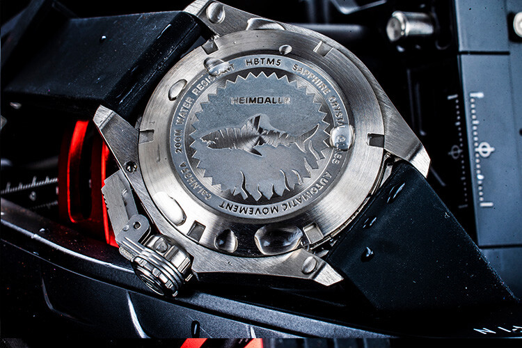 Heimdallr Sharkey Frogman Miyota Diver 200M Automatic Watch Helium Valve 42mm C3