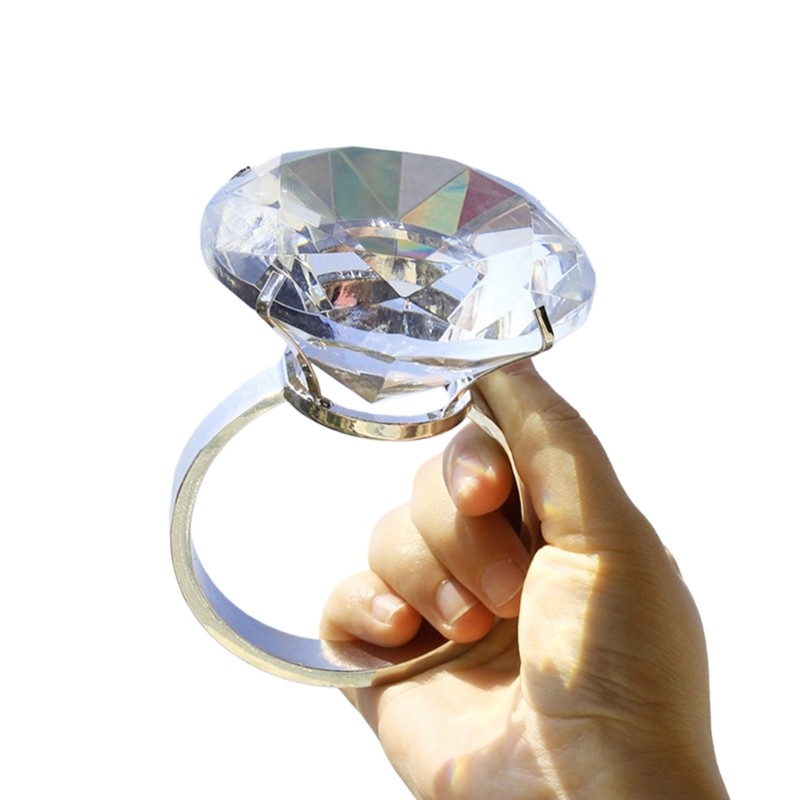 Sparkling Oversized Crystal Rhinestones Jewelry Accessory Comfortable Wear