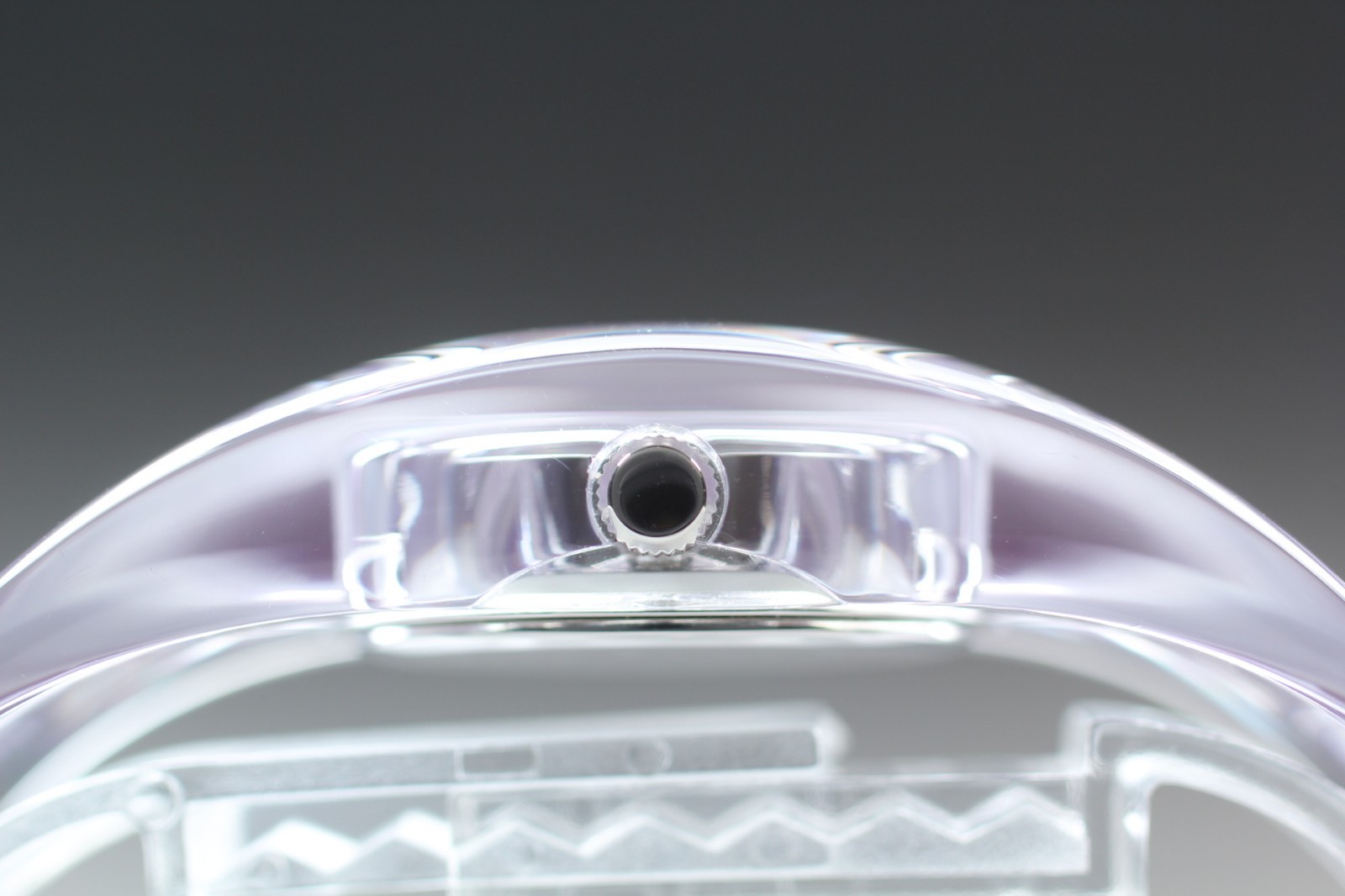FULL/ISSEY MIYAKE SILAW001 Bangle Watch Clear Transparent Tokujin Yoshioka JAPAN
