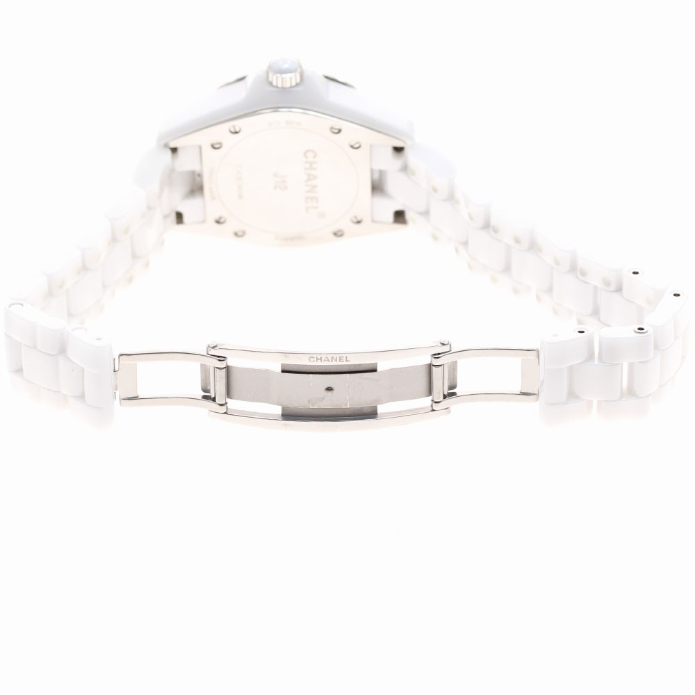 CHANEL J12 H3110 Diamond bezel 8P diamond white Dial Quartz Ladies Watch_921796