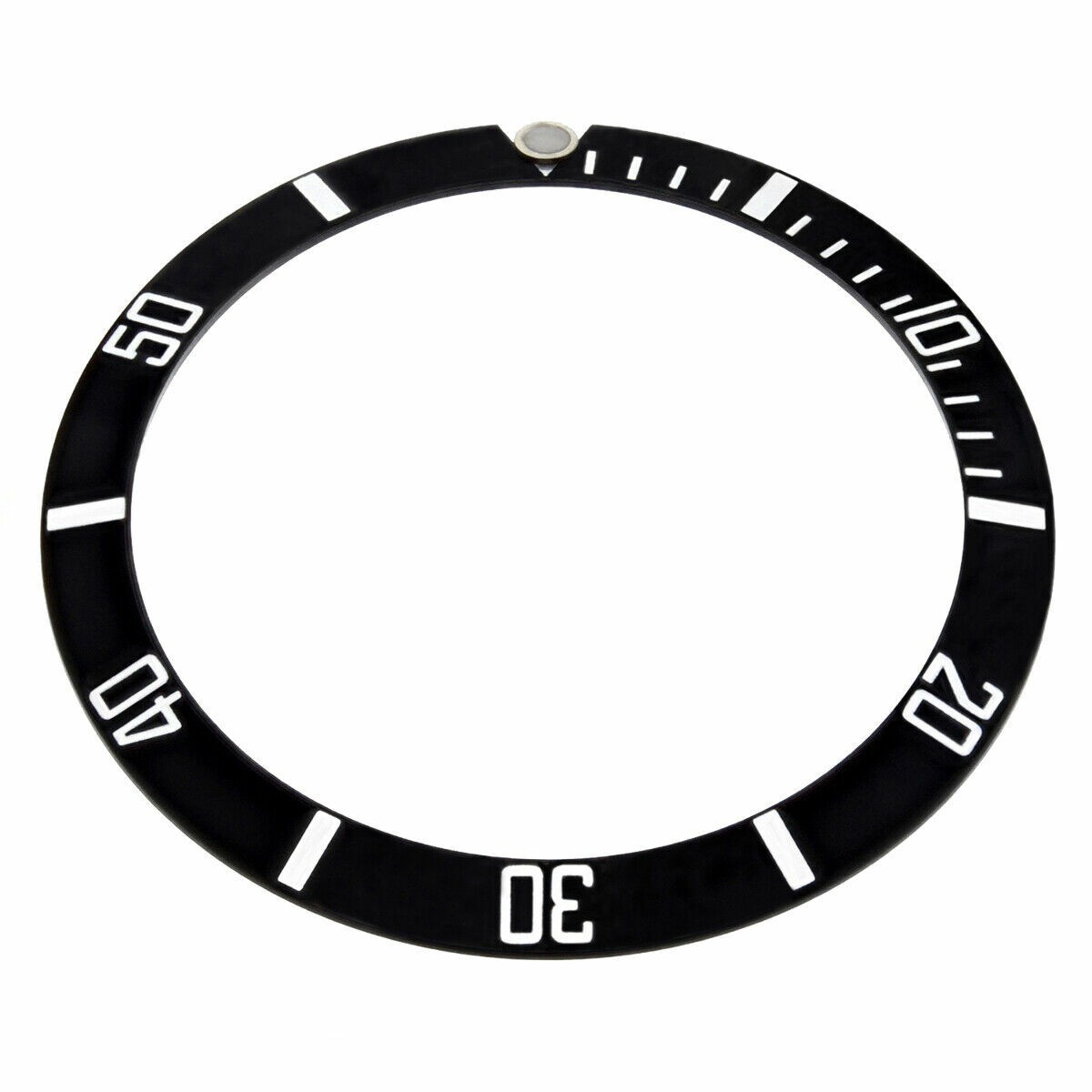 BEZEL INSERT FOR SEIKO SKX031 SKX033 J+K 7S26-0040 – 100M WATCH BLACK