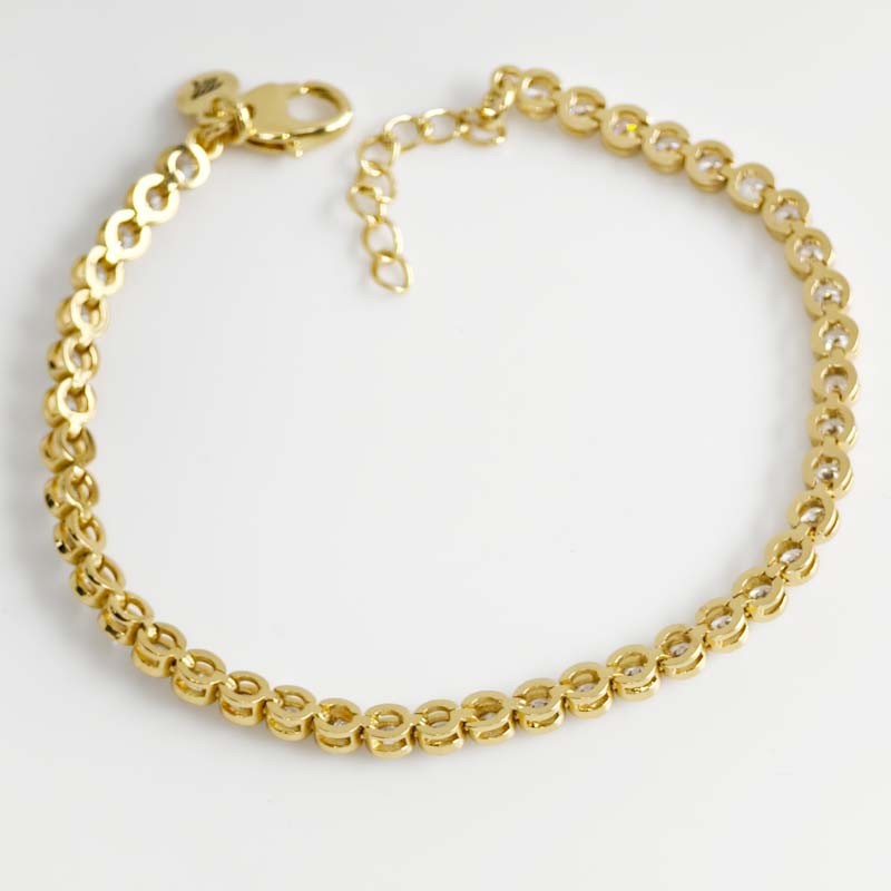 New 7.5″ Madewell CZ Tennis Bracelet Gift Chic Women Party Vacation Jewelry Gift