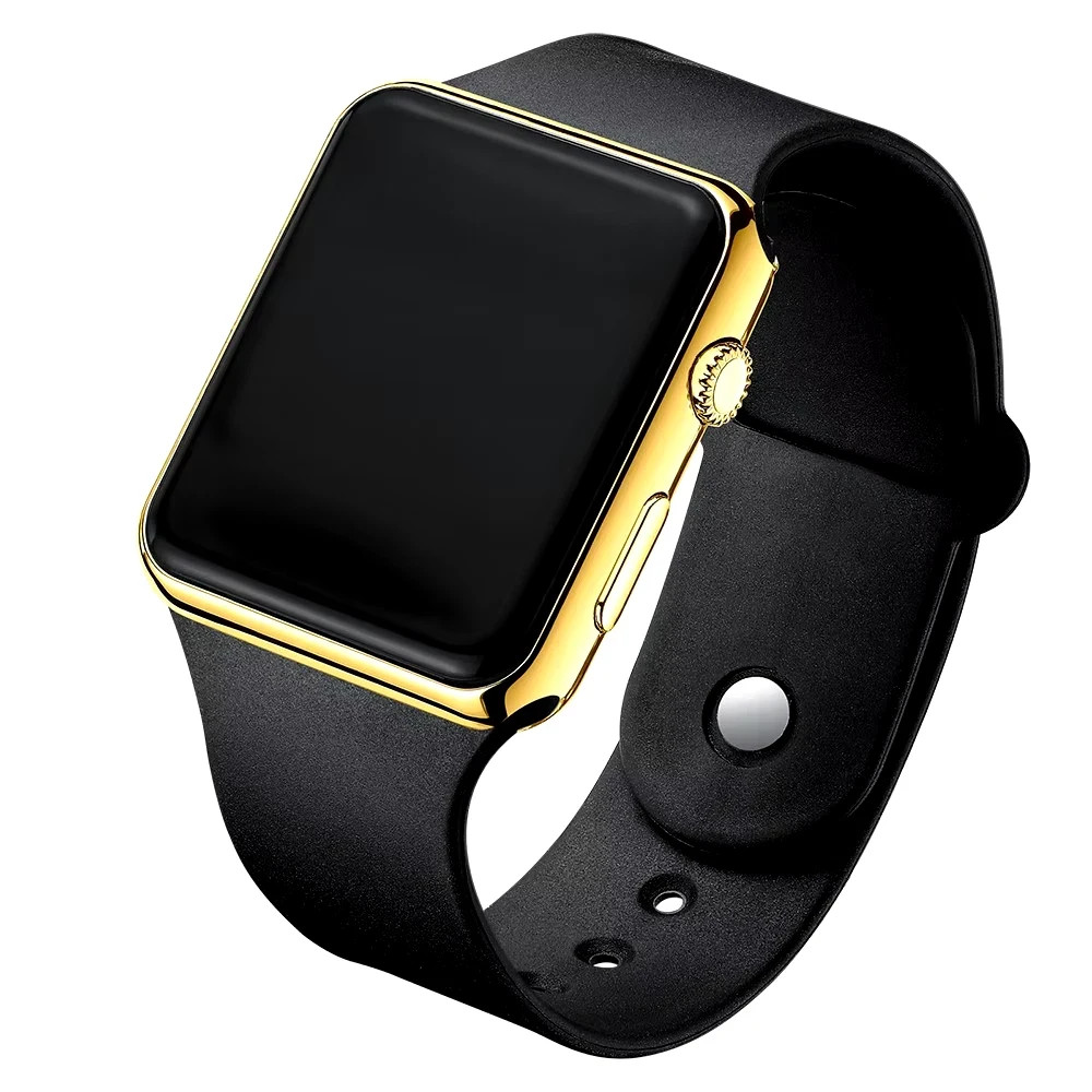 New Square LED Digital Watch Men Women Sports Electronic Wristwatch Student Unis