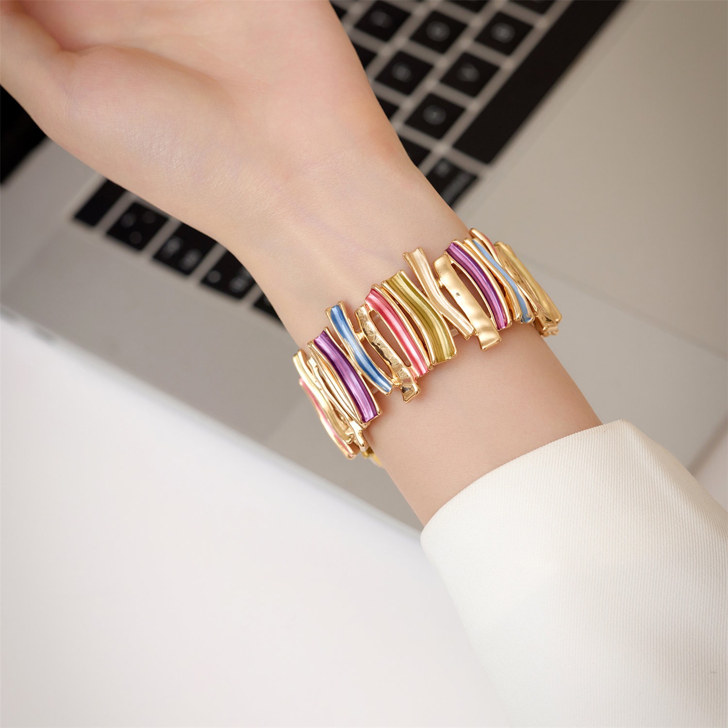Jewelry Bangle Strap for Apple Watch Band 41 45 40 44 38 42 46mm 49mm Wristband