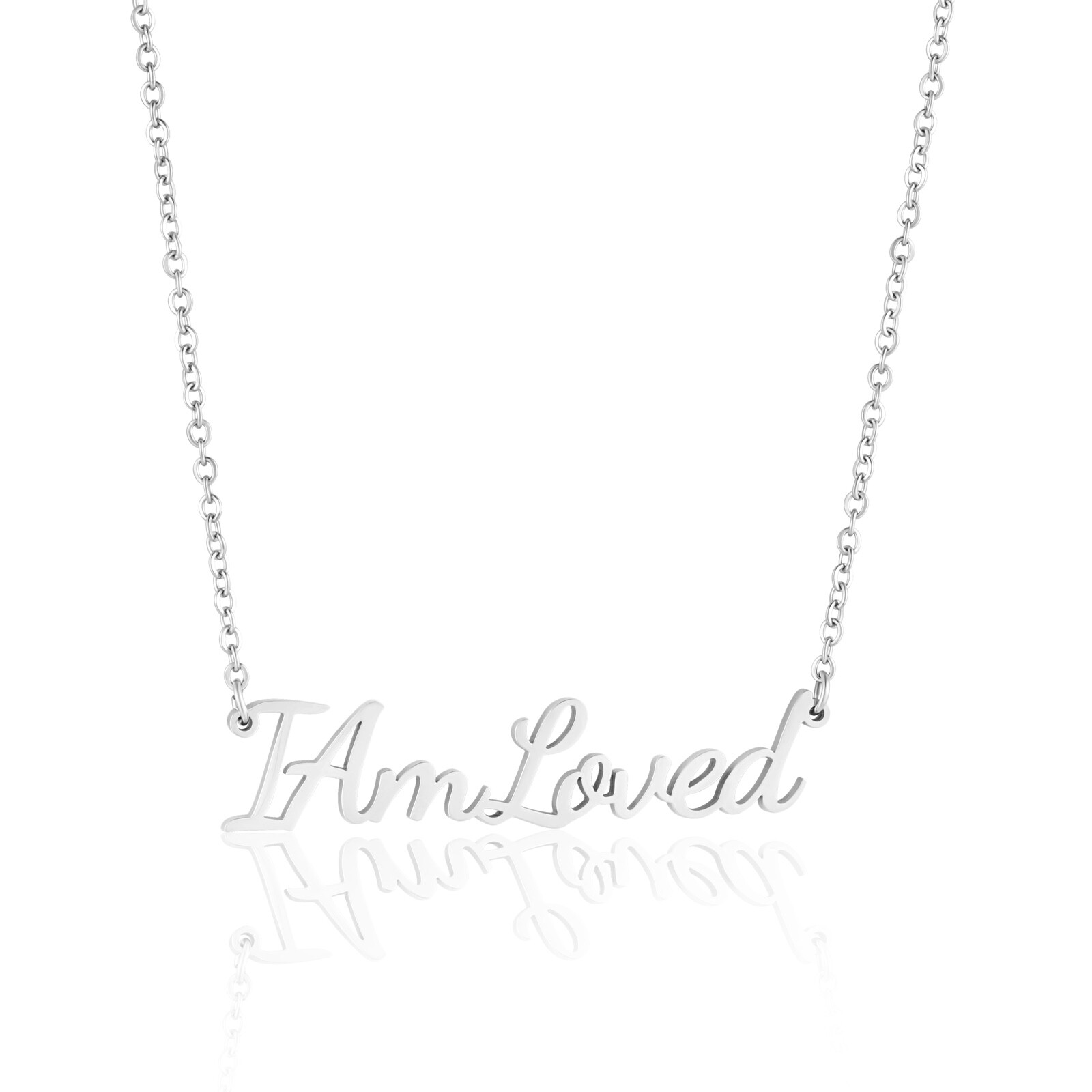 I Am Loved Necklace Mental Health Positivity Self Love Gift Depression
